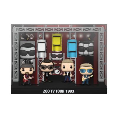Funko POP! Moment Deluxe U2 Zoo TV Tour 1993 The Edge / Bono / Larry Mullen Jr. / Adam Clayton #05 SE