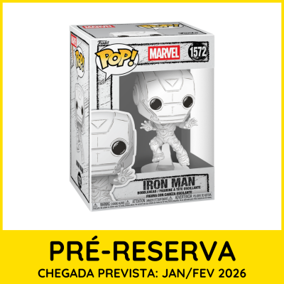 * PRÉ-RESERVA * Funko POP! Marvel Sketched Iron Man #1572