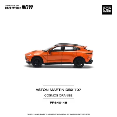 Diecast 1:64 Aston Martin DBX 707 Cosmos Orange - Pop Race