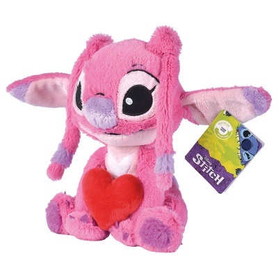 Peluche Disney Stitch Angel with Heart 25cm