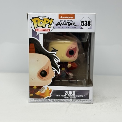Figura Funko Pop Zuko de Avatar The Last Airbender na caixa