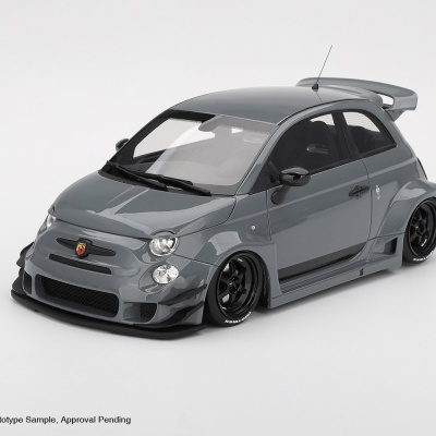 Diecast 1:18 Fiat 595 Abarth X Abas Grey Abarth LB-Works X Abas Works 595 Grey 2025 - Top Speed