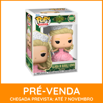* EM PRÉ-VENDA ONLINE * Funko POP! Movies Wicked Glinda in Bubble Gown #1697