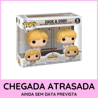 * PRÉ-RESERVA * Funko POP! Disney The Suite Life of Zack & Cody Zack & Cody 2 Pack