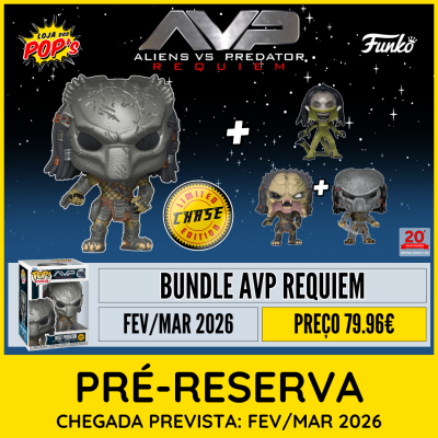 * PRÉ-RESERVA * BUNDLE Funko POP! Movies Aliens vs Predator Requiem (Unidades Limitadas)