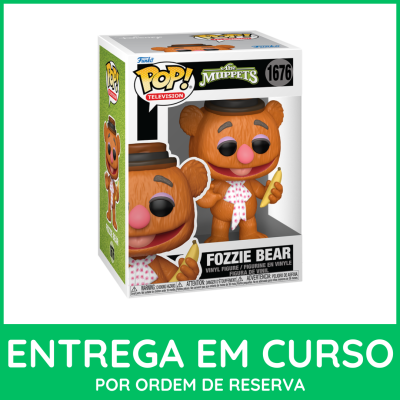 * PRÉ-RESERVA * Funko POP! Television Disney The Muppets Fozzie Bear #1676