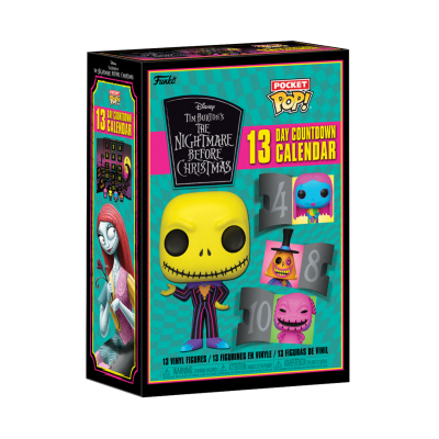 Funko Pocket POP! Disney The Nightmare Before Christmas Black Light 13 Day Countdown Calendar 2022
