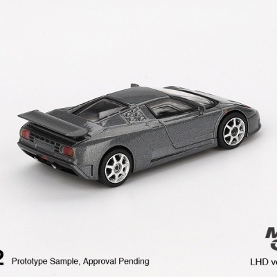 Diecast 1:64 Bugatti EB110 Super Sport Grigio Scuro - Mini GT