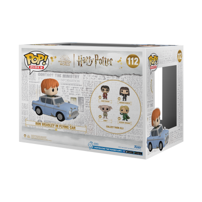 Funko POP! Rides Harry Potter Ron Weasley In Flying Car #112