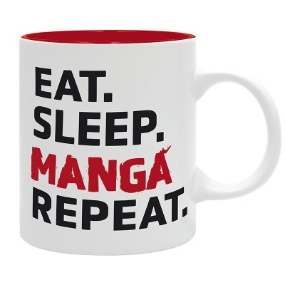 Mug Eat Sleep Manga Repeat 320ml Asian Art