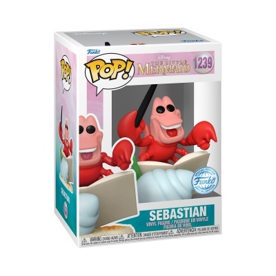 Funko POP! Disney The Little Mermaid Sebastian #1239 EXCLUSIVE (Caixa ligeiramente danificada)