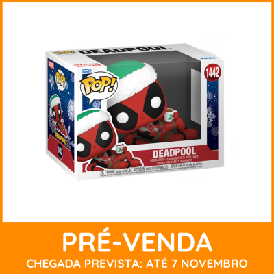 * EM PRÉ-VENDA ONLINE * Funko POP! Marvel Holiday Deadpool #1442