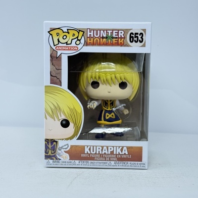 Figura de vinil Kurapika na caixa POP! Animation Hunter x Hunter