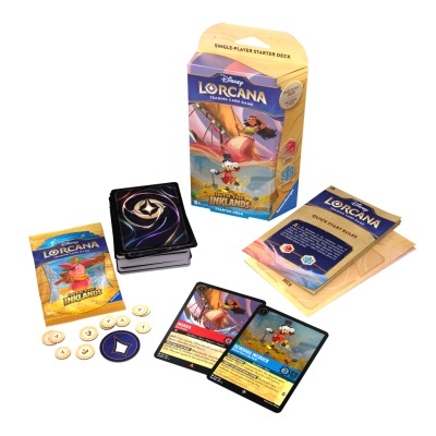 Disney Lorcana Trading Card Game Starter Deck Into The Inklands (Em Inglês)