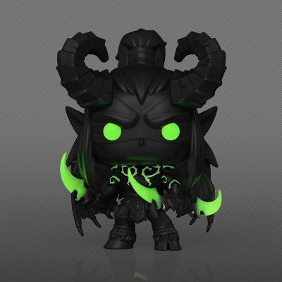 Funko POP! Games World Of Warcraft Illidan #1101 GITD CHASE (Caixa Danificada)
