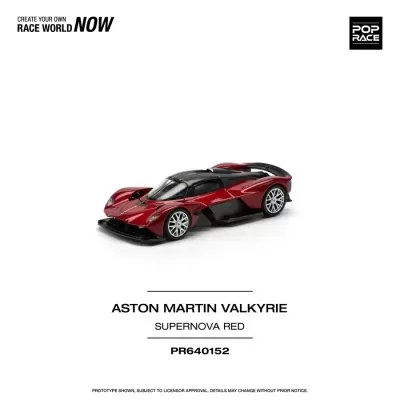 Diecast 1:64 Aston Martin Valkyrie Supernova Red - Pop Race