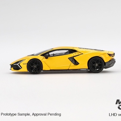 Diecast 1:64 Lamborghini Revuelto Giallo - Mini GT