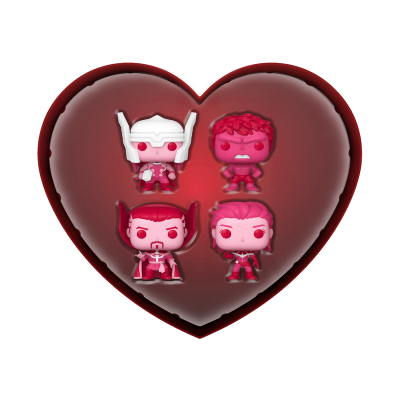 Funko Pocket POP! Marvel Happy Valentine's Day 4 Pack SE
