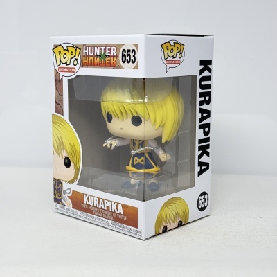 Figura de vinil Kurapika da coleção POP! Animation em caixa