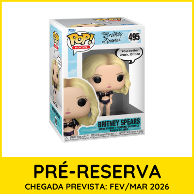 Figura Funko Pop! de vinil da Britney Spears na caixa