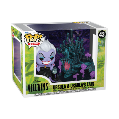 Funko POP! Town Disney Villains Ursula & Ursula's Lair #43 (Caixa Danificada)