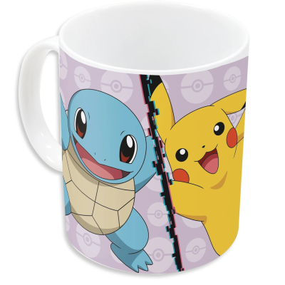 Mug Pokémon Squirtle Bulbasaur Charmander 325ml