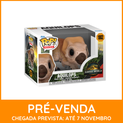 * EM PRÉ-VENDA ONLINE * Funko POP! Movies Jurassic World Rebirth Aquilops #1802