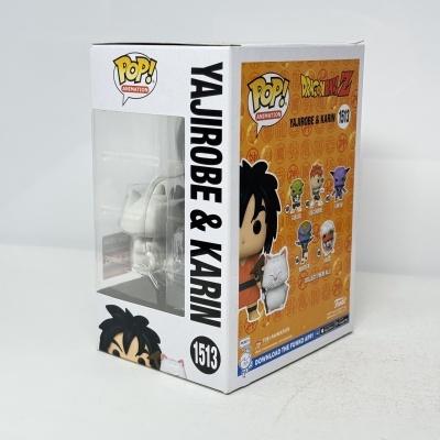 * 2ª MÃO * Funko POP! Animation Dragon Ball Z Yajirobe and Karin #1513 Entertainment Expo 2024