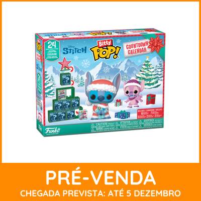 * EM PRÉ-VENDA ONLINE * Bitty POP! Countdown Calendar Disney Stitch Holiday