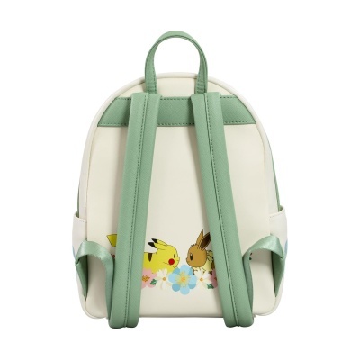Mochila LoungeFly Pokémon Pikachu & Eevee Floral