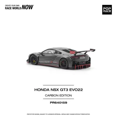 Diecast 1:64 Honda NSX GT3 Evo22 Carbon Edition - Pop Race