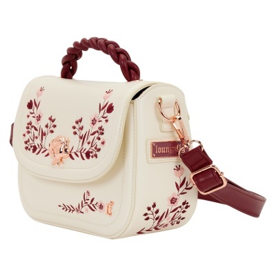 Mala LoungeFly Floral Cream & Red