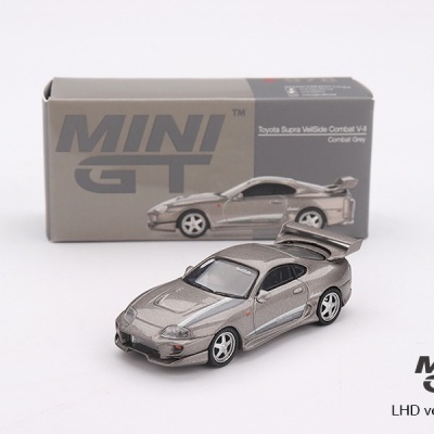 Diecast 1:64 Toyota Supra VeilSide Combat V-II Combat Grey - Mini GT