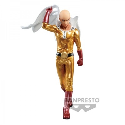 Figura One-Punch Man DXF Premium Figure Saitama Metalic Color 20cm Banpresto