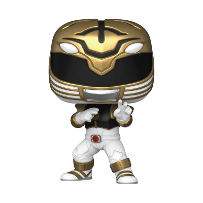 Funko POP! Movies Mighty Morphin Power Rangers The Movie White Ranger #1780 (Caixa Danificada)