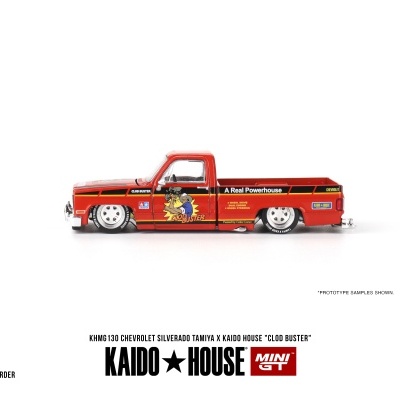 Diecast 1:64 Chevrolet Silverado TAMIYA x KAIDO HOUSE "Clod Buster" - Mini GT
