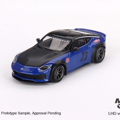 Diecast 1:64 Nissan Z LB-Nation Works Seiran Blue - Mini GT
