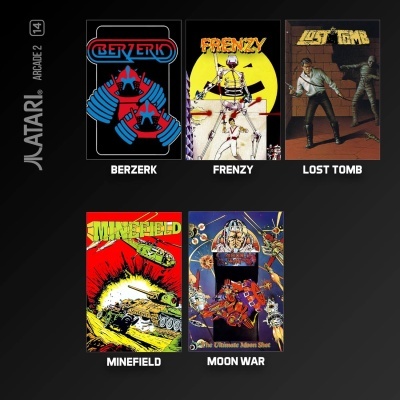 Cartucho com Jogos Atari Arcade 2 Blaze Evercade #14