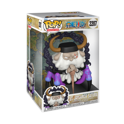 * PRÉ-RESERVA * Funko POP! Animation One Piece St. Jaygarcia Saturn 10" #2207 (Jumbo Sized POP!)