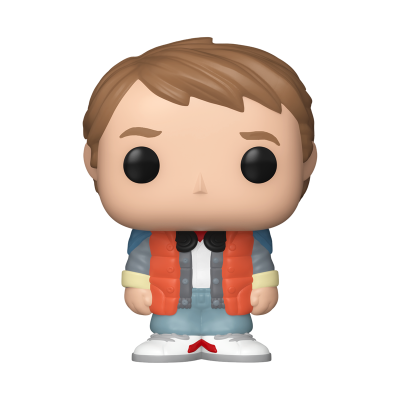 Bitty POP! Rides Movies Back to the Future Marty McFly and Time Machine