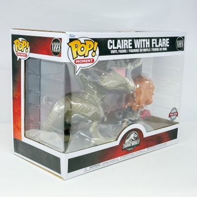 * 2ª MÃO * Funko POP! Moment Movies Jurassic World Claire With Flare #1223 SE