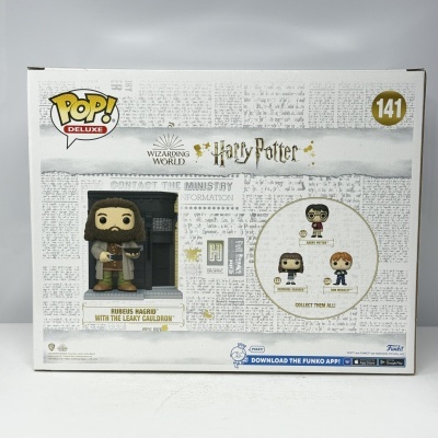 * 2ª MÃO * Funko POP! Deluxe Harry Potter Rubeus Hagrid With The Leaky Cauldron #141 SE