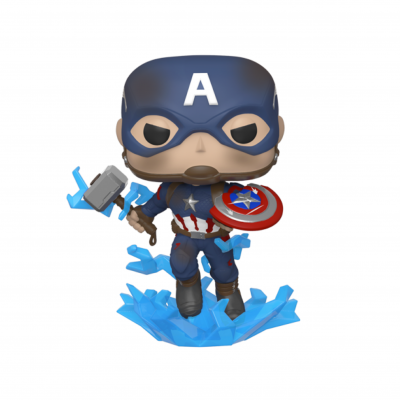 Funko POP! Marvel Avengers Endgame Captain America With Mjolnir #573 (Caixa Danificada)