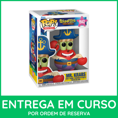 * PRÉ-RESERVA * Funko POP! Movies The SpongeBob Movie: Search for SquarePants Mr. Krabs (Pirate) #1942