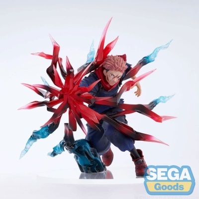 Figura Jujutsu Kaisen Luminasta Yuji Itadori Black Flash 16cm Sega Goods