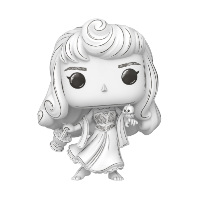 * PRÉ-RESERVA * Funko POP! Disney Sketched Aurora #1646