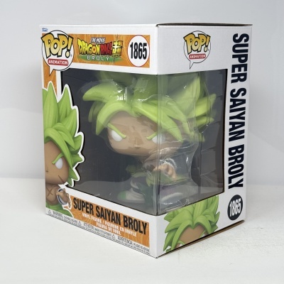 * 2ª MÃO * Funko POP! Animation The Movie Dragon Ball Super Broly Super Saiyan Broly 6" #1865 (Super Sized POP!)