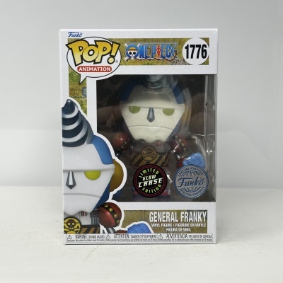 Funko Pop! General Franky One Piece vinil na embalagem