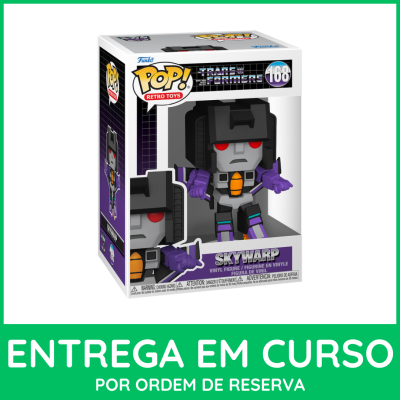 Figura Pop! Retro Toys Skywarp em caixa transparente