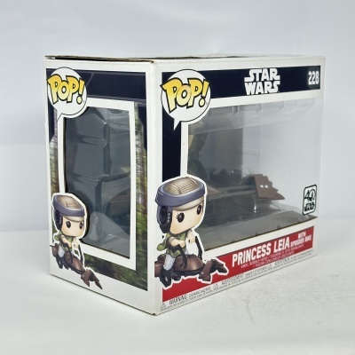 Caixa de embalagem Funko POP! Princess Leia com Speeder Bike Star Wars